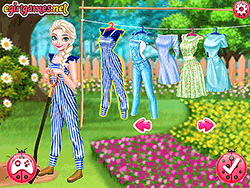 Princesses Gardening in Style