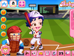 Baby Hazel Baseball Player Dressup - Girls - GAMEPOST.COM