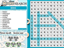 Classic Word Search - Thinking - GAMEPOST.COM