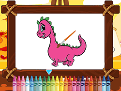 Friendly Dragons Coloring - Skill - GAMEPOST.COM