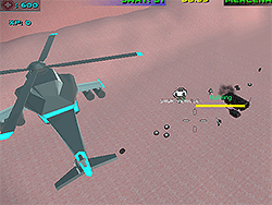 Helicopter and Tank