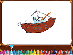 Big Boats Coloring - Skill - GAMEPOST.COM