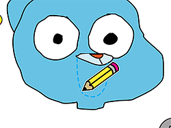 Gumball: how to draw Gumball - Skill - GAMEPOST.COM