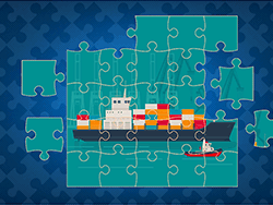 Cargo Ships Jigsaw - Thinking - GAMEPOST.COM