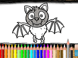 Cute Bat Coloring Book - Skill - GAMEPOST.COM