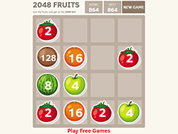 2048 Fruits - Thinking - GAMEPOST.COM