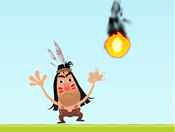 Protect Red Indian Man - Skill - GAMEPOST.COM