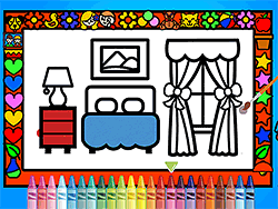 Color and Decorate Rooms - Skill - GAMEPOST.COM