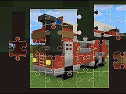 Blockcraft Truck Jigsaw - Thinking - GAMEPOST.COM