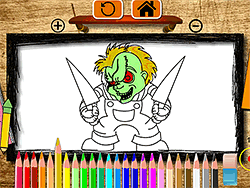 Scary Boy Coloring Book - Skill - GAMEPOST.COM