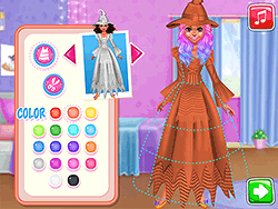 Princesses Witchy Dress Design - Girls - GAMEPOST.COM