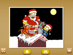 Simpsons Christmas Jigsaw Puzzle - Skill - GAMEPOST.COM