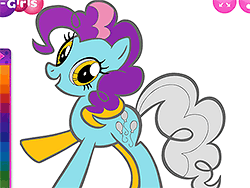 Cute Pony Coloring Book