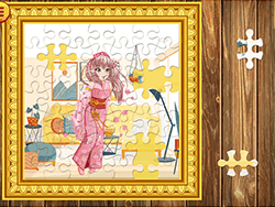 Anime Jigsaw Puzzles - Thinking - GAMEPOST.COM