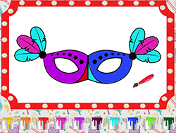 Carnival Party: Mask Coloring - Fun/Crazy - GAMEPOST.COM