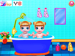 Twins Lovely Bathing Time - Girls - GAMEPOST.COM