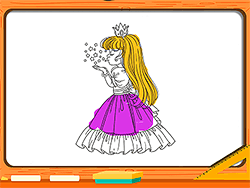 Beautiful Princess Coloring Book - Girls - GAMEPOST.COM