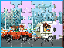 Family Travelling Jigsaw