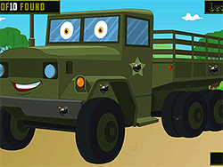 Army Trucks Hidden Objects - Skill - GAMEPOST.COM
