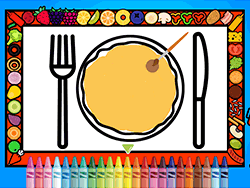 Color and Decorate Dinner Plate