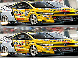 Race Car Spot Difference