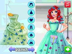 Fashionista Watercolor Fantasy Dress