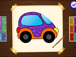 Coloring Book: Vehicles