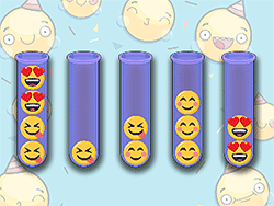 Emoji Color Sort Puzzle - Thinking - GAMEPOST.COM