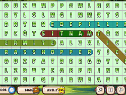 Word Search Insects - Arcade & Classic - GAMEPOST.COM
