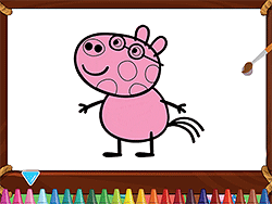 Peppa Pig Family Coloring - Skill - GAMEPOST.COM