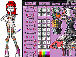 Monster High Character Creator - Girls - GAMEPOST.COM