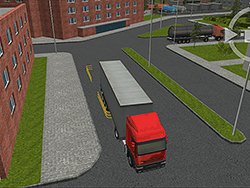 Semi Driver 3D Trailer Parking