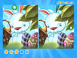 Find Differences Bunny - Thinking - GAMEPOST.COM