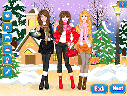 Dress Up Winter Friends - Girls - GAMEPOST.COM