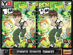 Ben10 Alien Force - Spot the Difference